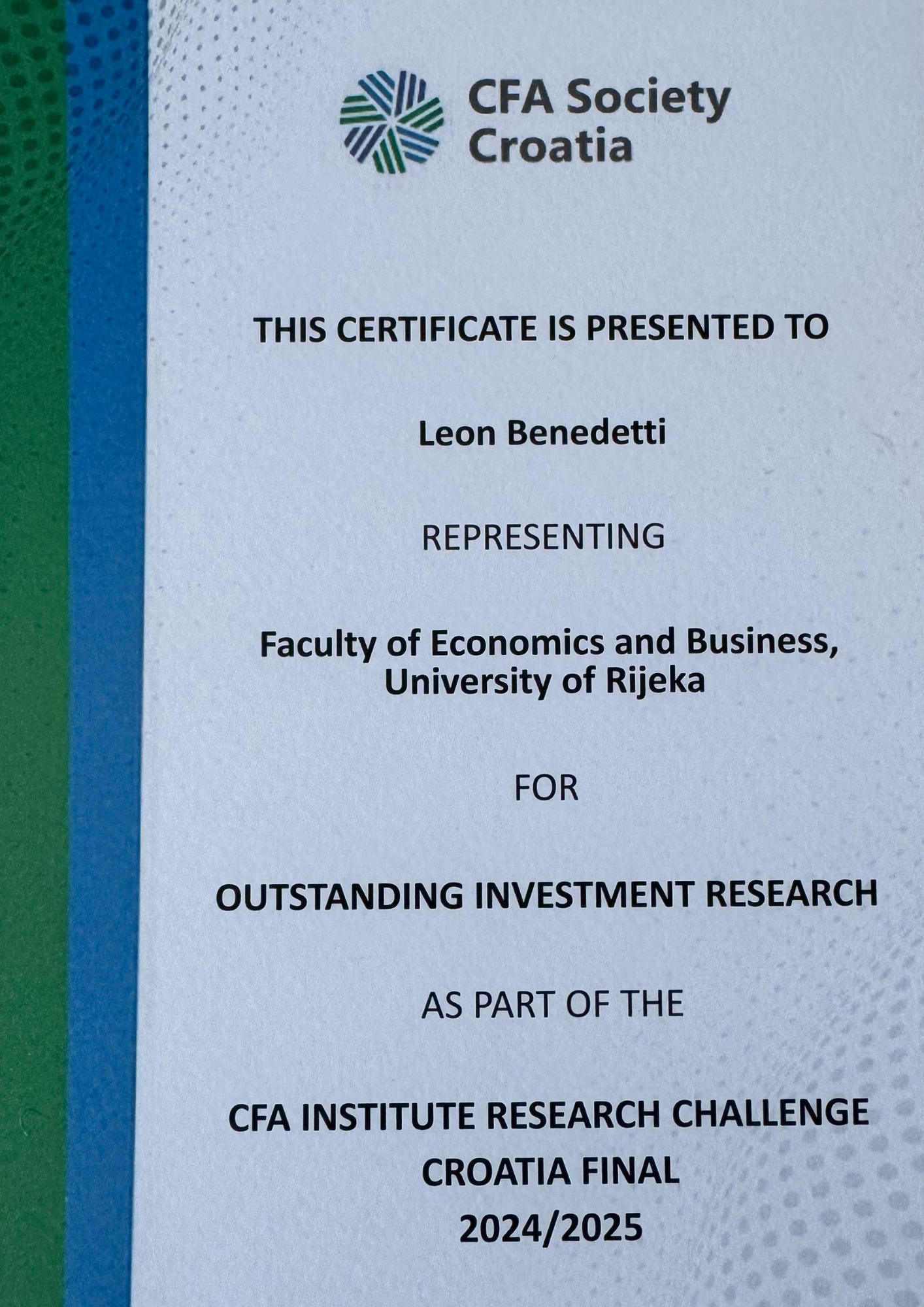 CFA Research Challenge